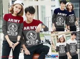 Pembayaran mudah, pengiriman cepat & bisa cicil 0%. Kaos Couple Army Lengan Panjang Baju Pasangan Ar My Polo Shirt Fashion Wanita Bukalapak Com Inkuiri Com