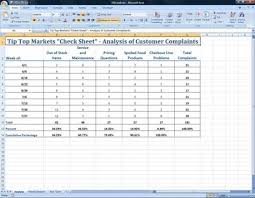 Excel Pareto Digrams And Run Charts For Total Quality Management