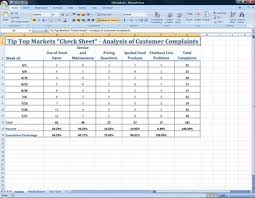 excel pareto digrams and run charts for total quality management