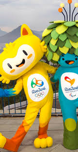 The yellow olympics mascot represents the animals of brazil, while the blue paralympics mascot is a fusion of plants found in brazilian forests. Olympic Mascots