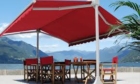 Auvent de terrasse sur pied. Store Double Sur Pied Autoportant Store De Jardin Terrasse