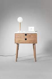 Nightstand Bedside Table With Two Drawers In Solid Walnut Wood Etsy Bedside Table Scandinavian Scandinavian Bedside Bedside Table
