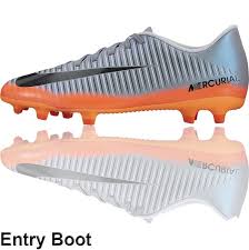 Football Nation Nike Mercurial Vortex Iii Cr7 Boots Fg Silver Orange 49 99 Http Www Thefootballnation Co Uk Nike Boots Football Boots Soccer Cleats