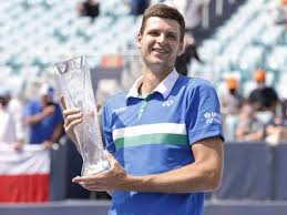 (cnn) roger federer was knocked out of wimbledon by world no.18 hubert hurkacz on wednesday. Poland S Hubert Hurkacz Beats Italian Teen Jannik Sinner To Win Miami Open Tennis News Times Of India