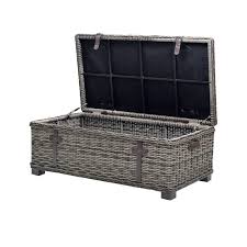 The coffee table is woven over a natural colored, solid mahogany frame, meaning that it will stand the test of time. Avallon Storage Coffee Table Ebel Inc