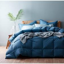 Shop duvet covers, shams, sheets, and pillowcases in our collection of luxurious bed linens. The Company Store Lacrosse Medium Warmth Smoke Blue Twin Down Comforter C3f4 T Smk Blue The Home Depot