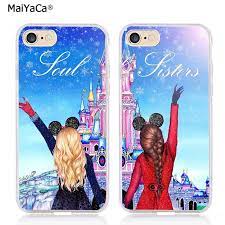 Your spectrum of sparkle to classic cases are all right here for you to choose from! Bff Soul Sisters Two Girls Best Friends Soft Clear Transparent Phone Case For Iphone 11 Pro Max 5s Se 6s 7 8 Plus Xr Xs Max Phone Case Covers Aliexpress