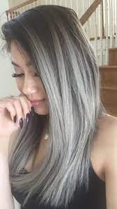 It's the celeb hair dye trend that's everyone's talking about, but is it worth the sombré is a much softer version of ombré and is still popular, especially with the charcoal grey 'balayage works on all textures, and in some ways curly hair is easier because you can pick out each. Silver Grey Ombre Balayage Balayage Hair Baliage Hair Balayage Brunette