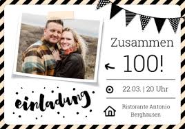 Zusammen Geburtstag Feiern Hippe Einladungskarte In Schwarzweiss Mit Eigenem Foto Zusammengeburtstag Einladungfur Zwei Einladungskarten Geburtstag