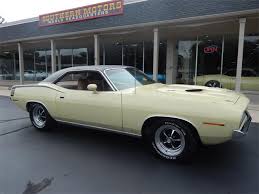 Image result for Yellow Gold 1970 Barracuda
