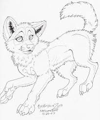 652x766 cute dolphin coloring pages cute anime wolf girl cute anime. Free Wolf Pup Lineart Wolf Pup Wolf Pup