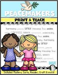 Be A Peacemaker} First Grade & Kindergarten Social Studies Teaching Peace