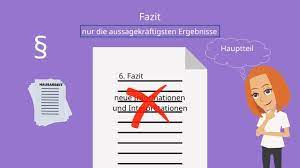 Wie viele quellen benötige ich für meine hausarbeit? Fazit Schreiben Fur Dein Studium Einfach Erklart Mit Video