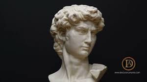 Cabeza de David de Miguel Angel, 60cm