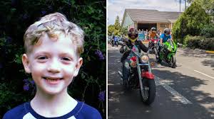 Gatton nine-year-old boy Harley Willis farewelled by motorcycle convoy  after funeral in Toowoomba