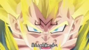 His eyes are discolored blue when they are meant to be green. Dragon Ball Z Gif Find On Gifer