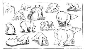 Polar Bear Gesture Drawings By Lewisflakes On Deviantart Bear Face Drawing Bear Sketch Polar Bear Face