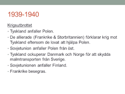 Frankrike och storbritannien förklarar tyskland krig. Andra Varldskriget Ppt Ladda Ner