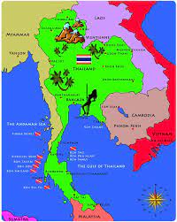 Wonderful Thailand Thailand Tourist Thailand Map Tourist Map