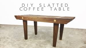 A detailed materials list, tool list, cut list, and full step. Diy Mid Century Modern Slatted Coffee Table Modern Builds Ep 49 Youtube