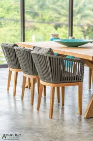 We Have Used Refurbished Teak Wood To Make These Dining Chairs Teak Wood Is Strong And Requires Very Little Maintenance Making It The Perfect Material For Fur
