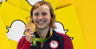 Katie ledecky had some trouble figuring out the best way to arrange her medals for the most recent sports illustrated cover shoot — but luckily phelps was available to offer some tips. Katie Ledecky Snapchat Username Snapcode Gazette Review