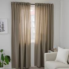Kalkfly Dark Beige Room Darkening Curtains 1 Pair 145x250 Cm Ikea In 2020 Curtains Living Room Beige Curtains Living Room Velvet Curtains Living Room