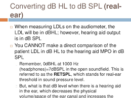 Comfort And Loudness Measures