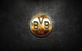 Borussia dortmund ist vor allem auch ein lebensgefühl. Borussia Dortmund Fc Golden Logo Bundesliga Black Abstract Background Soccer Hd Wallpaper Peakpx
