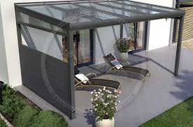 Seitenwand Rexocover Terrassendach Seitenwand Nach Mass Mit Bildern Terrassen Dach Terrassendach