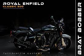Brat Bobber Is Ready To Roar Enfield Classic Bobber Royal Enfield
