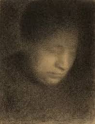 Madame Seurat, Georges Pierre's Mother (conte crayon