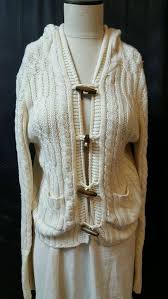 Maybe you would like to learn more about one of these? Cream Cardigan Cable Knit Size Large L Hood Wood Toggle Buttons So Cardigan Cream Cardigan Cardigan Knitted Hood