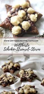 Streuselsternchen Schokoladenkekse Mit Streuseln Und Marmelade Zimtkeks Und Apfeltarte Rezept Rezept Kekse Streusel Kekse Backen Rezept