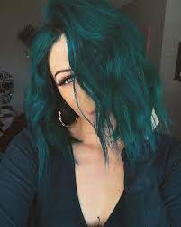 30 Glamorous Green Hair Styles Momooze Dark Green Hair Green Hair Hair Styles