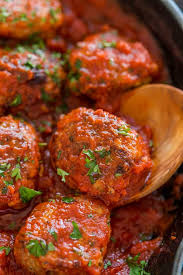 Add enough club soda to make a firm but light textured meatball. Juicy Meatball Recipe Video Natashaskitchen Com