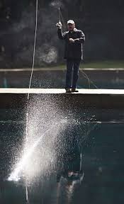 Fly-fishing pools have strong lure for anglers