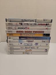 Nintendo Wii Game Lot - Lots Of Fun and Family Games Bundle! Lego Star Wars  Sega