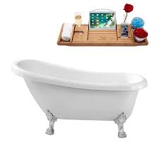 January 31, 2021february 11, 2021. Streamline Freestanding Oval Bathtub With Right Hand Drain 28 In X 61 In Glossy White Acrylic N480ch Rona