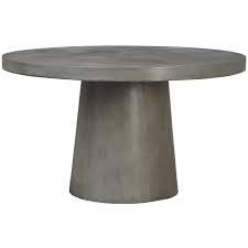 Dovetail Perth Dining Table Round Dining Table Modern Round Concrete Dining Table Concrete Outdoor Dining Table