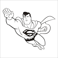 Dibujo Superman Para Colorear