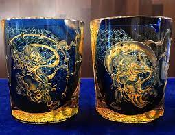 但野英芳 俵屋宗達 風神雷神図 モチーフ から見る新スタイルの江戸切子と 希少な 高級モデル f grid ファイグリッド 風神 切子 江戸切子