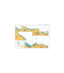 British Admiralty Nautical Chart 3518 Ports And Anchorages On The North East Coast Of Oman