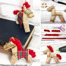 As an amazon associate i earn from qualifying purchases, thank you! Wine Cork Horse Ornament Craft The Keeper Of The Cheerios