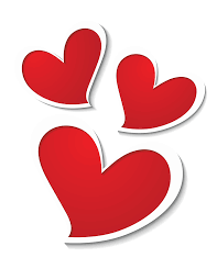 Three Hearts Decor Png Clipart Picture Clip Art Freebies Floral Poster Heart Decorations