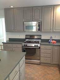 It does, however, have a more rustic look and brush lines are more visible with this type of paint. Kitchen Cabinet Makeover With Paint The Old Lucketts Store Cheap Kitchen Cabinets Kitchen Cabinets Kitchen Cabinets Makeover