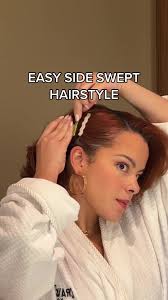 Easy Side Swept Hairstyle Tutorial