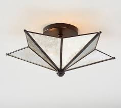 One of the sides is hinged so that you can replace the bulb easily. Moravian Star Flushmount Foyer Lighting Fixtures Ceiling Lights Star Lamp