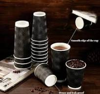 Double Wall Hollow Paper Coffee Cups - Durable & Insulated