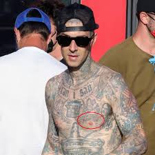 500 x 672 · jpeg. Travis Barker Gets Girlfriend Kourtney Kardashian S Name Tattooed By His Heart Mirror Online